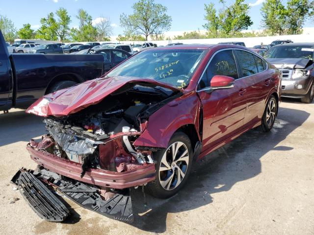 4S3BWAF6XM3014601 - 2021 SUBARU LEGACY PREMIUM BURGUNDY photo 1