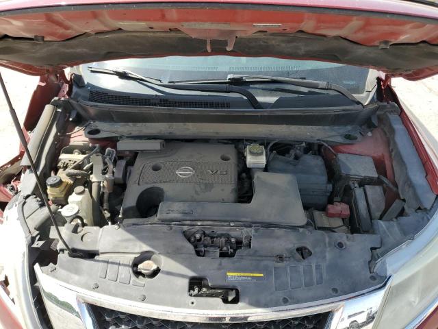 5N1AR2MN1FC648994 - 2015 NISSAN PATHFINDER S RED photo 11