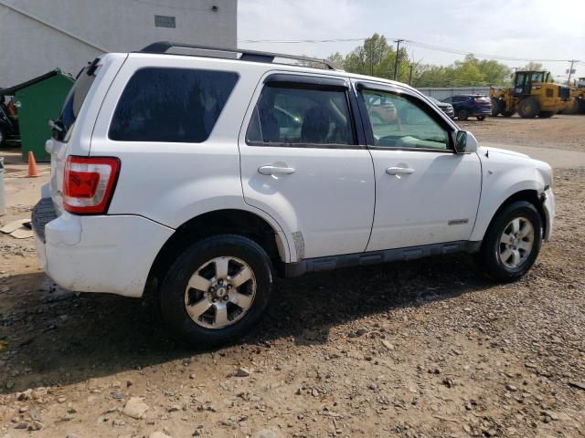 1FMCU94168KA12979 - 2008 FORD ESCAPE LIMITED WHITE photo 3