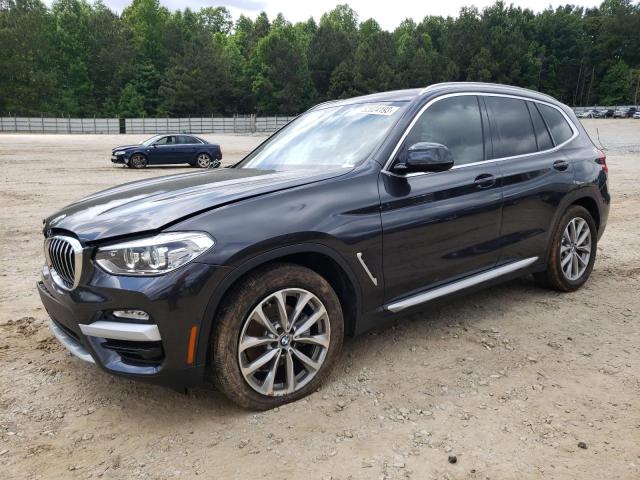 5UXTR7C58KLF37253 - 2019 BMW X3 SDRIVE30I GRAY photo 1