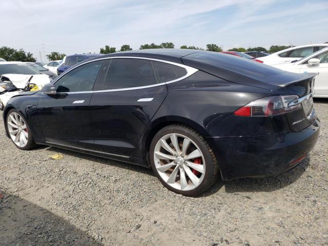5YJSA1E41GF159709 - 2016 TESLA MODEL S BLACK photo 2