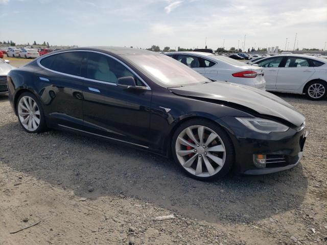 5YJSA1E41GF159709 - 2016 TESLA MODEL S BLACK photo 4