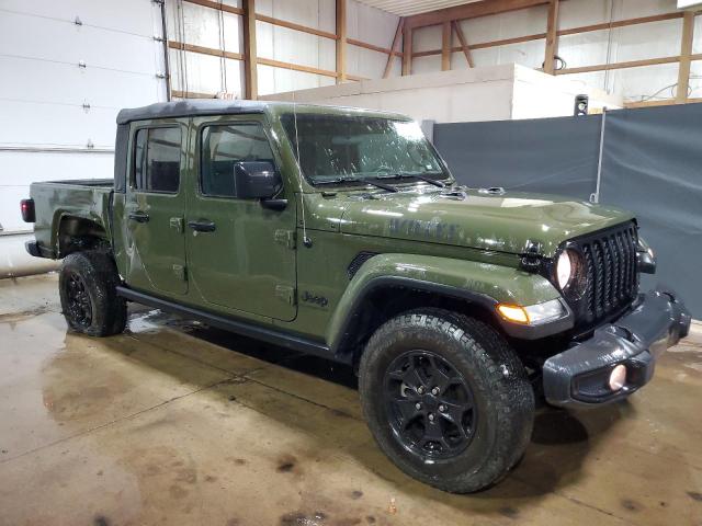 1C6HJTAGXNL173292 - 2022 JEEP GLADIATOR SPORT GREEN photo 4