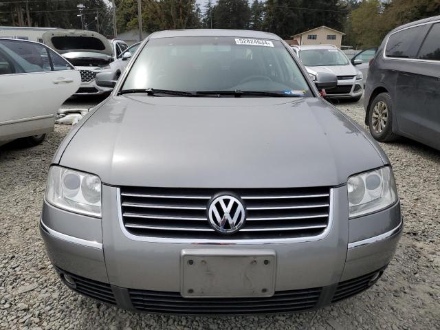 WVWPD63B72P363702 - 2002 VOLKSWAGEN PASSAT GLS GRAY photo 5