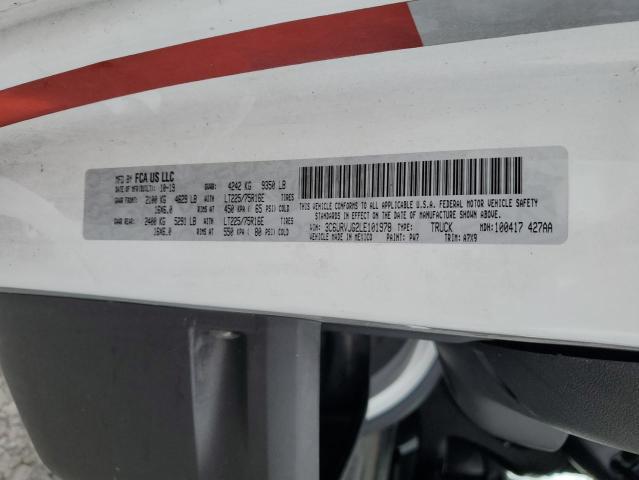 3C6URVJG2LE101978 - 2020 RAM PROMASTER 3500 HIGH 白色 照片 12