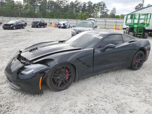 1G1YB2D75J5105615 - 2018 CHEVROLET CORVETTE STINGRAY 1LT BLACK photo 1