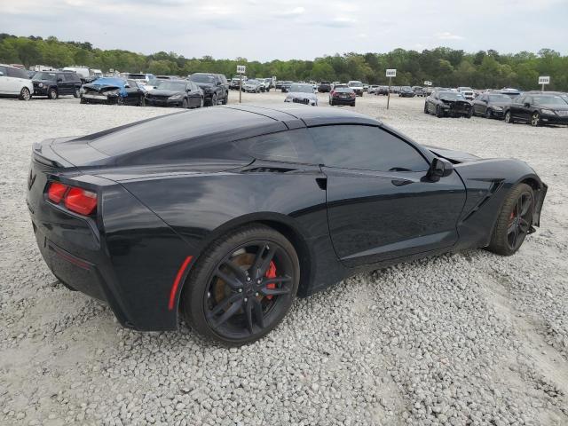 1G1YB2D75J5105615 - 2018 CHEVROLET CORVETTE STINGRAY 1LT BLACK photo 3