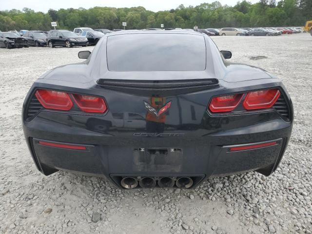 1G1YB2D75J5105615 - 2018 CHEVROLET CORVETTE STINGRAY 1LT BLACK photo 6