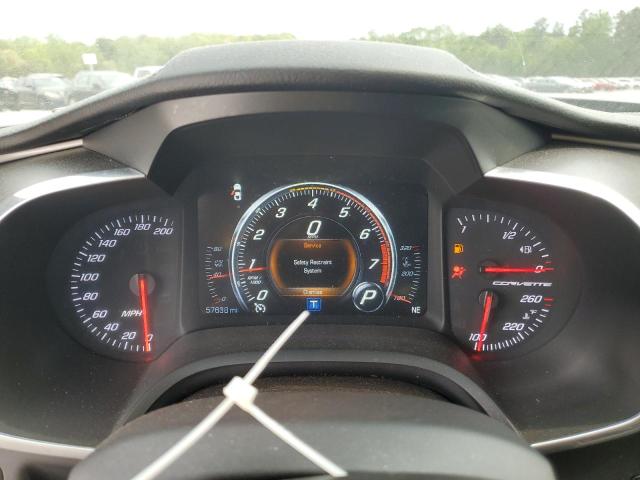 1G1YB2D75J5105615 - 2018 CHEVROLET CORVETTE STINGRAY 1LT BLACK photo 9