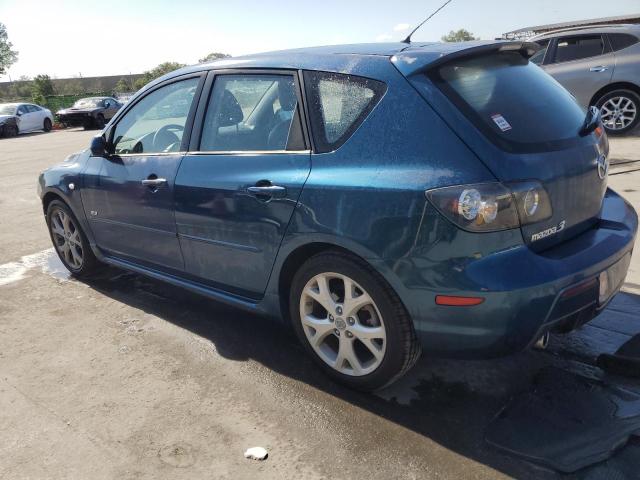 JM1BK343981839532 - 2008 MAZDA 3 HATCHBACK BLUE photo 2