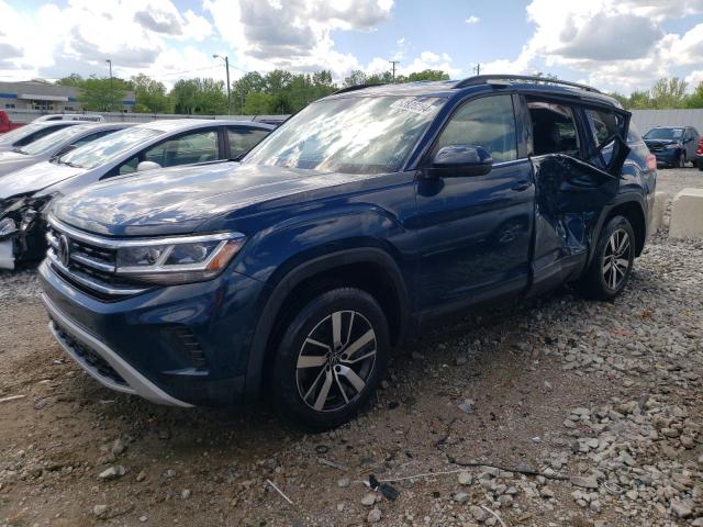 1V2LP2CA4MC517569 - 2021 VOLKSWAGEN ATLAS SE BLUE photo 1