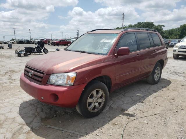 JTEGD21A140083655 - 2004 TOYOTA HIGHLANDER MAROON photo 2