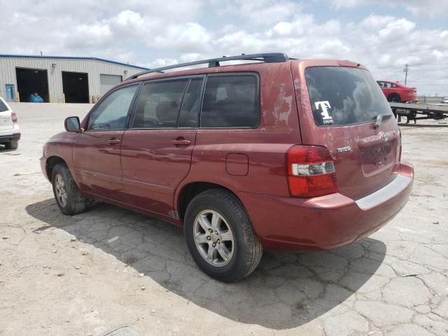 JTEGD21A140083655 - 2004 TOYOTA HIGHLANDER MAROON photo 3