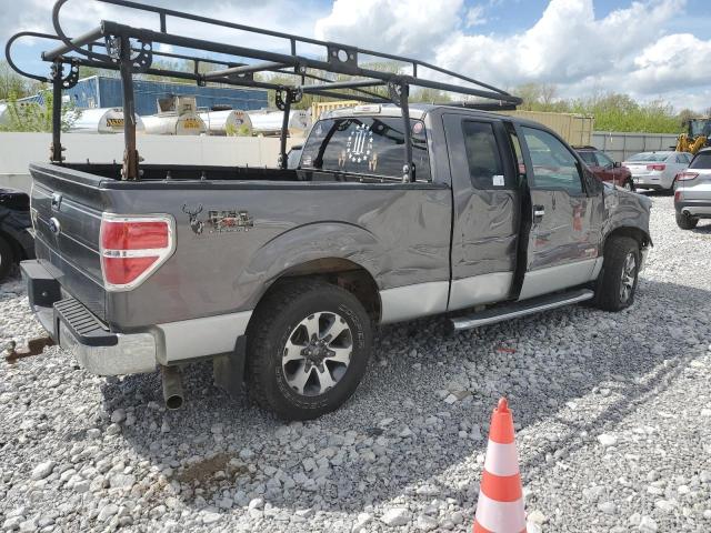 1FTFX1ET6CFA93834 - 2012 FORD F150 SUPER CAB GRAY photo 3