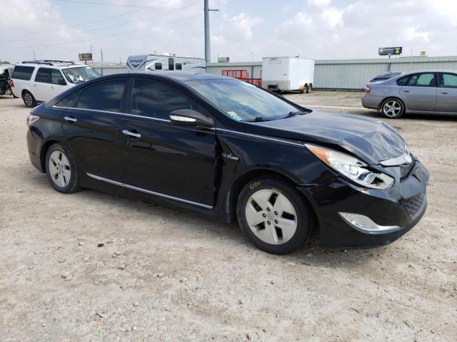 KMHEC4A48BA006496 - 2011 HYUNDAI SONATA HYBRID BLACK photo 4