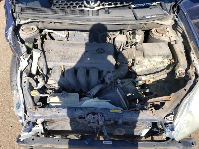 2T1KR32E14C281102 - 2004 TOYOTA COROLLA MA XR BLUE photo 11