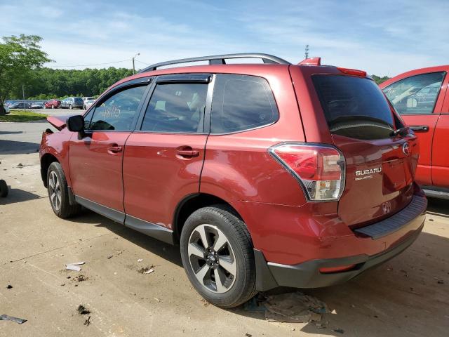 JF2SJABC6HH415549 - 2017 SUBARU FORESTER 2.5I RED photo 2