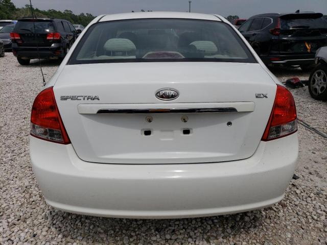 KNAFE122X85544212 - 2008 KIA SPECTRA EX WHITE photo 6