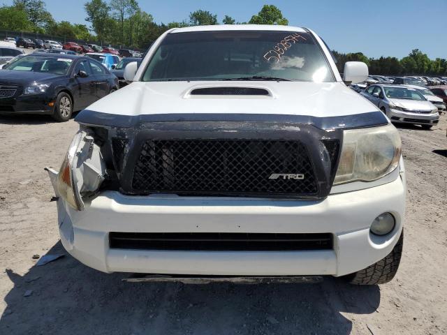 5TELU42N27Z429393 - 2007 TOYOTA TACOMA DOUBLE CAB WHITE photo 5