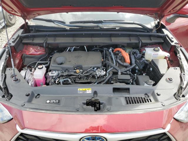 5TDBBRCH9NS557437 - 2022 TOYOTA HIGHLANDER HYBRID LE RED photo 11