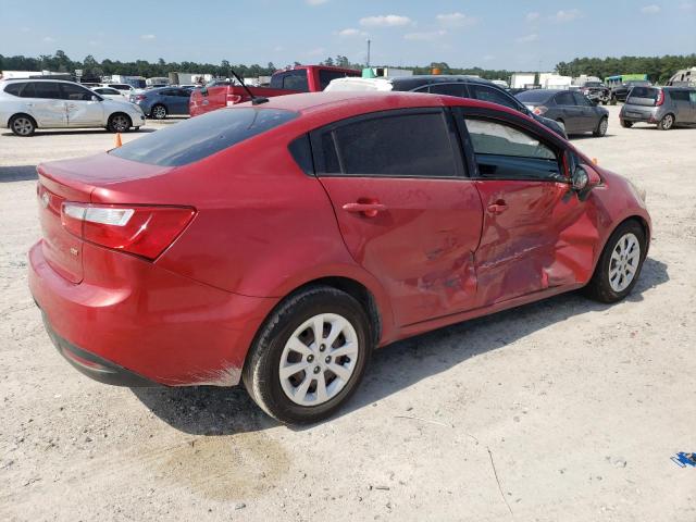 KNADM4A34E6333535 - 2014 KIA RIO LX RED photo 3