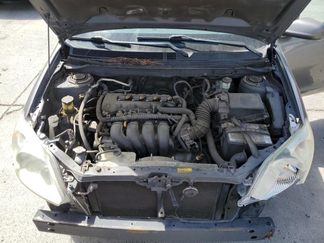 2T1KR32E26C577121 - 2006 TOYOTA COROLLA MA XR GRAY photo 11