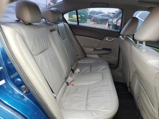 19XFB2F96CE365347 - 2012 HONDA CIVIC EXL BLUE photo 10