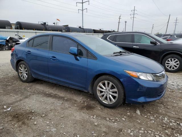 19XFB2F96CE365347 - 2012 HONDA CIVIC EXL BLUE photo 4