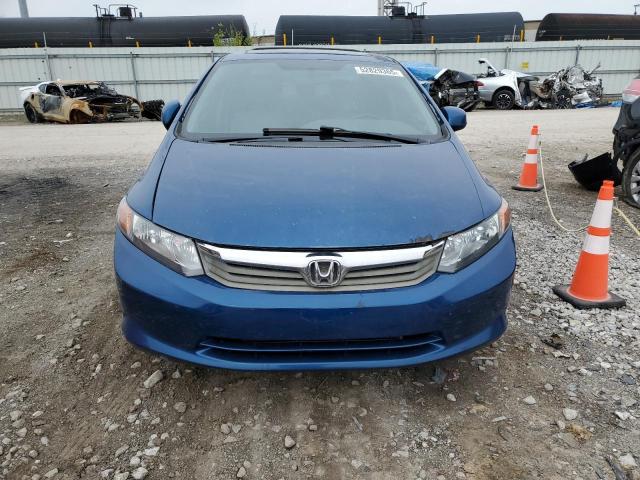 19XFB2F96CE365347 - 2012 HONDA CIVIC EXL BLUE photo 5