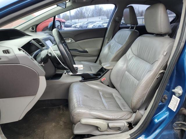 19XFB2F96CE365347 - 2012 HONDA CIVIC EXL BLUE photo 7