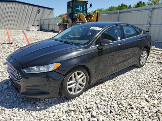 3FA6P0H76ER105033 - 2014 FORD FUSION SE BLACK photo 1