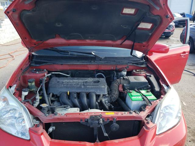 2T1KR32EX8C691046 - 2008 TOYOTA COROLLA MA XR RED photo 11