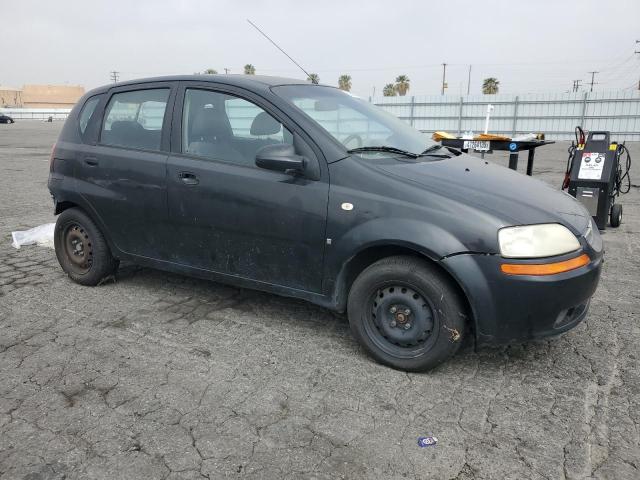 KL1TD666X7B763715 - 2007 CHEVROLET AVEO BASE 黑色 照片 4