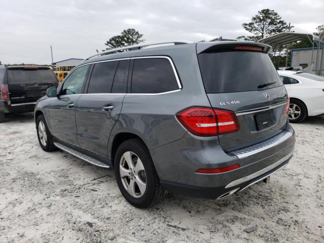 4JGDF6EE9KB234342 - 2019 MERCEDES-BENZ GLS 450 4MATIC GRAY photo 2