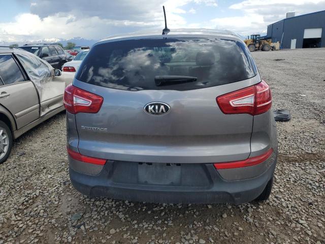 KNDPB3A20D7410451 - 2013 KIA SPORTAGE BASE GRAY photo 6