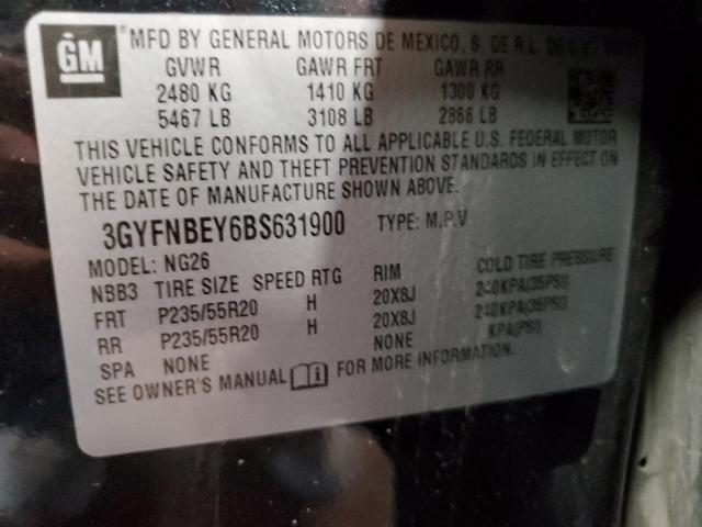 3GYFNBEY6BS631900 - 2011 CADILLAC SRX PERFORMANCE COLLECTION Қара фото 13