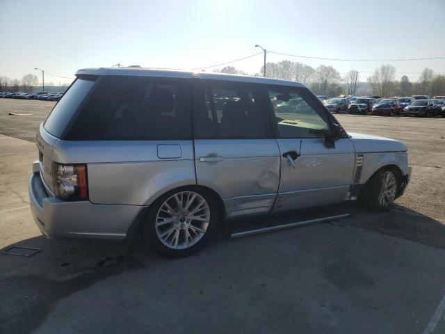 SALMP1E43CA385401 - 2012 LAND ROVER RANGE ROVER AUTOBIOGRAPHY SILVER photo 3