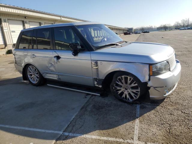 SALMP1E43CA385401 - 2012 LAND ROVER RANGE ROVER AUTOBIOGRAPHY SILVER photo 4