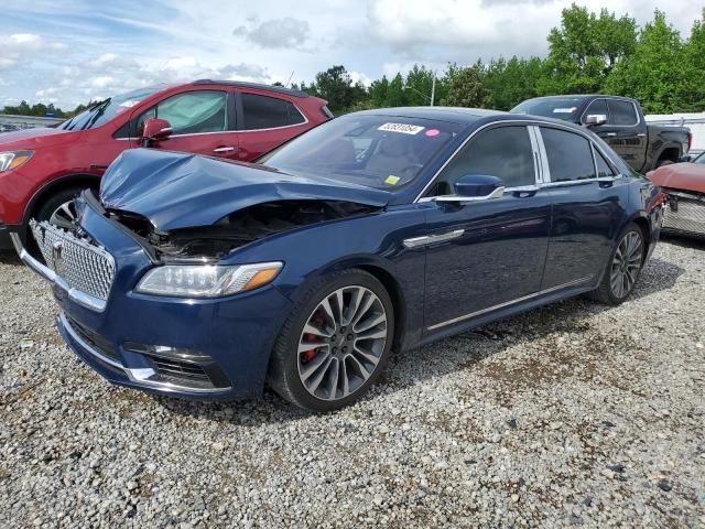 1LN6L9NC4J5601386 - 2018 LINCOLN CONTINENTA RESERVE BLUE photo 1