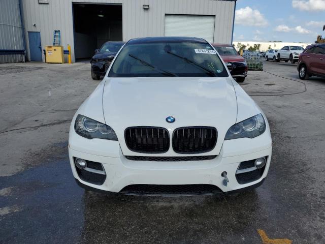 5UXFG2C56E0C44625 - 2014 BMW X6 XDRIVE35I WHITE photo 5