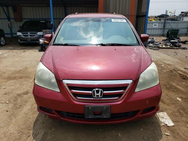 5FNRL38496B058478 - 2006 HONDA ODYSSEY EX RED photo 5