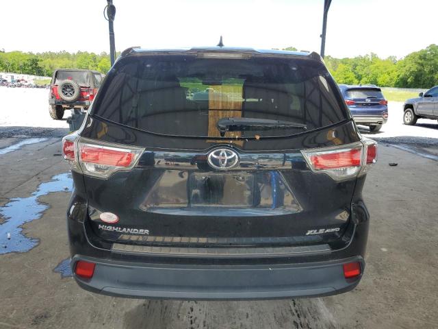 5TDJKRFH4GS311101 - 2016 TOYOTA HIGHLANDER XLE BLACK photo 6