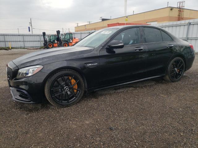 55SWF8HB9KU285040 - 2019 MERCEDES-BENZ C 63 AMG-S BLACK photo 1