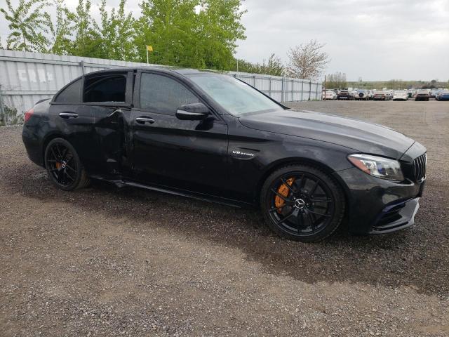 55SWF8HB9KU285040 - 2019 MERCEDES-BENZ C 63 AMG-S BLACK photo 4