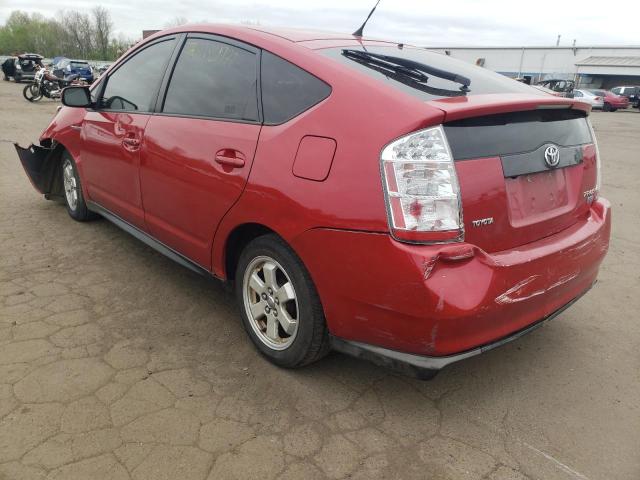 JTDKB20U183404551 - 2008 TOYOTA PRIUS RED photo 2