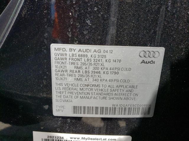 WA1DGAFE5CD008916 - 2012 AUDI Q7 PRESTIGE 灰色 照片 12