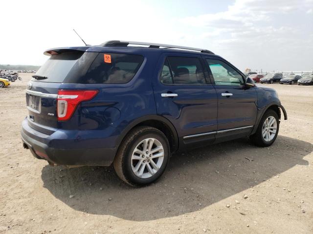 1FMHK8D80CGA13463 - 2012 FORD EXPLORER XLT BLUE photo 3