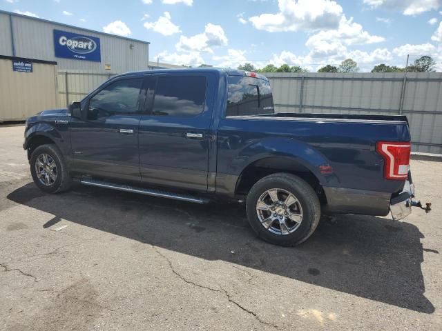 1FTEW1CP0FKE19286 - 2015 FORD F150 SUPERCREW BLUE photo 2