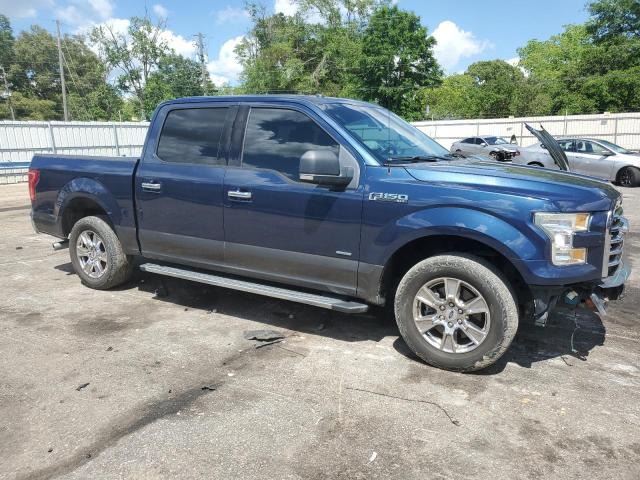 1FTEW1CP0FKE19286 - 2015 FORD F150 SUPERCREW BLUE photo 4