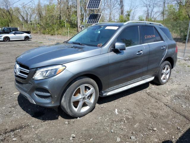 4JGDA5HB9JB011288 - 2018 MERCEDES-BENZ GLE 350 4MATIC GRAY photo 1